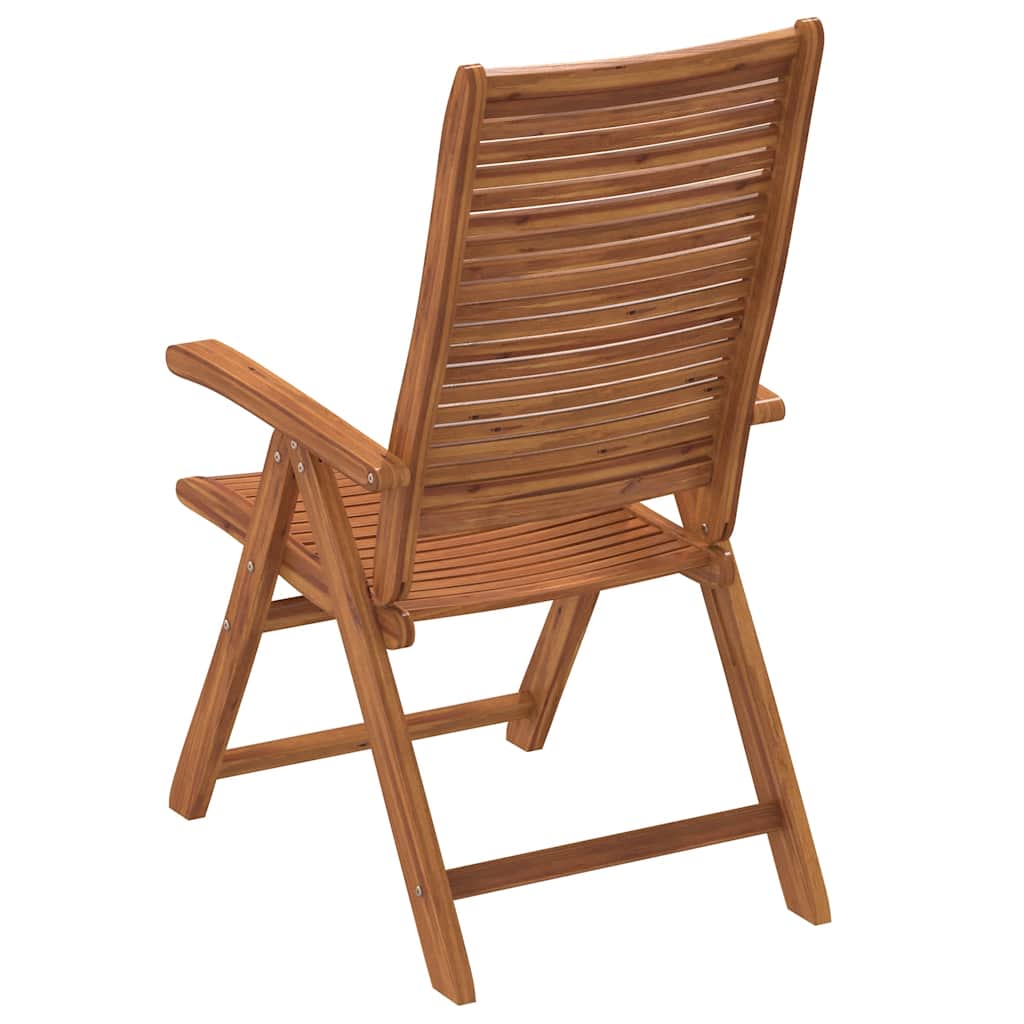 Sedie Giardino Pieghevoli Reclinabili 2pz Legno Massello Acacia | homemem39