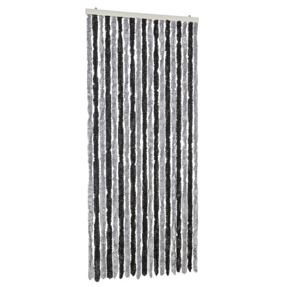 Tenda Antimosche Grigia e Nera 56x185 cm in Ciniglia - homemem39
