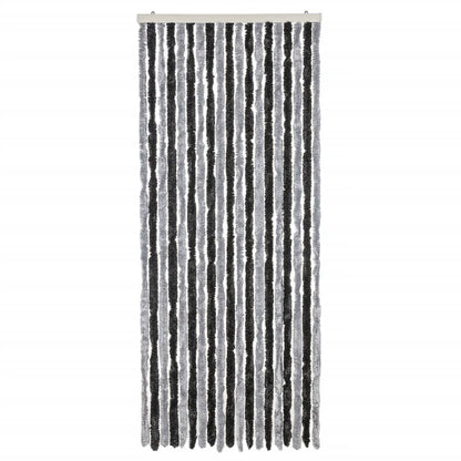Tenda Antimosche Grigia e Nera 56x185 cm in Ciniglia - homemem39
