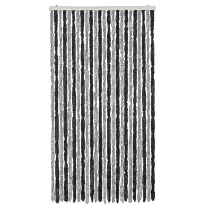 Tenda Antimosche Grigia e Nera 100x230 cm in Ciniglia - homemem39