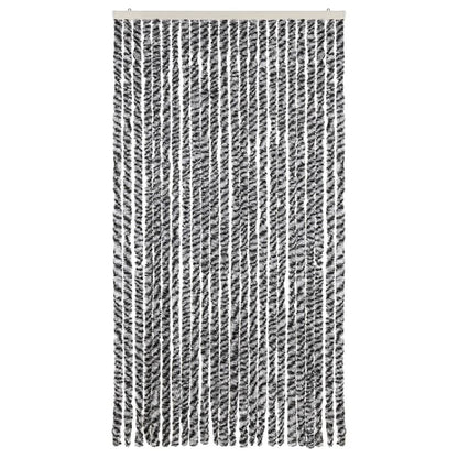 Tenda Antimosche Grigia Nera e Bianca 100x220 cm in Ciniglia - homemem39
