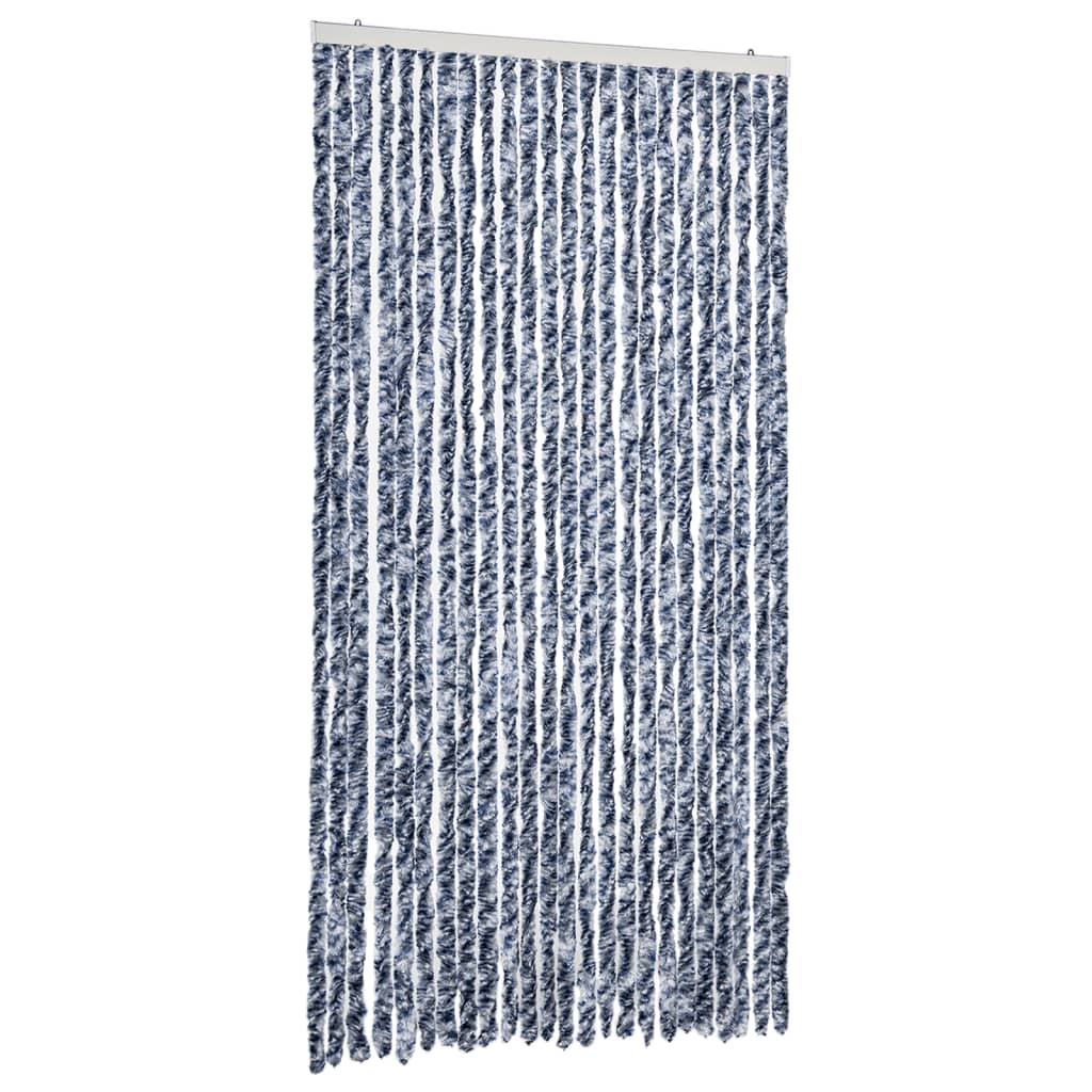 Tenda Antimosche Blu e Bianca 100x200 cm in Ciniglia - homemem39