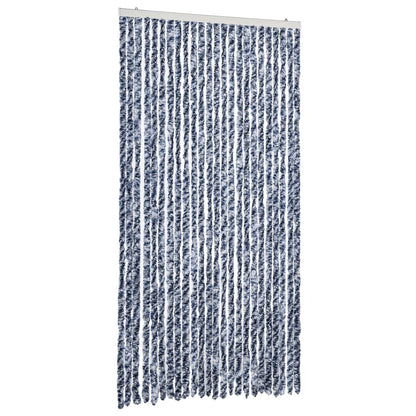 Tenda Antimosche Blu e Bianca 100x200 cm in Ciniglia - homemem39