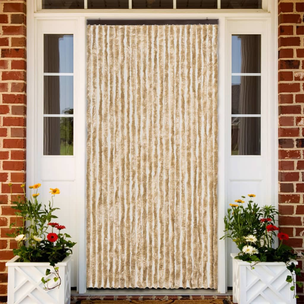 Tenda Antimosche Beige 100x200 cm in Ciniglia - homemem39