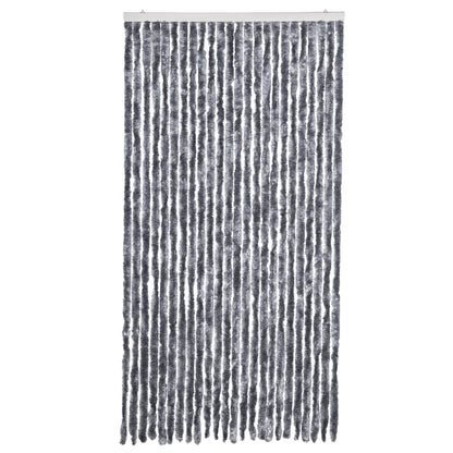 Tenda Antimosche Grigio Argento 100x230 cm in Ciniglia - homemem39
