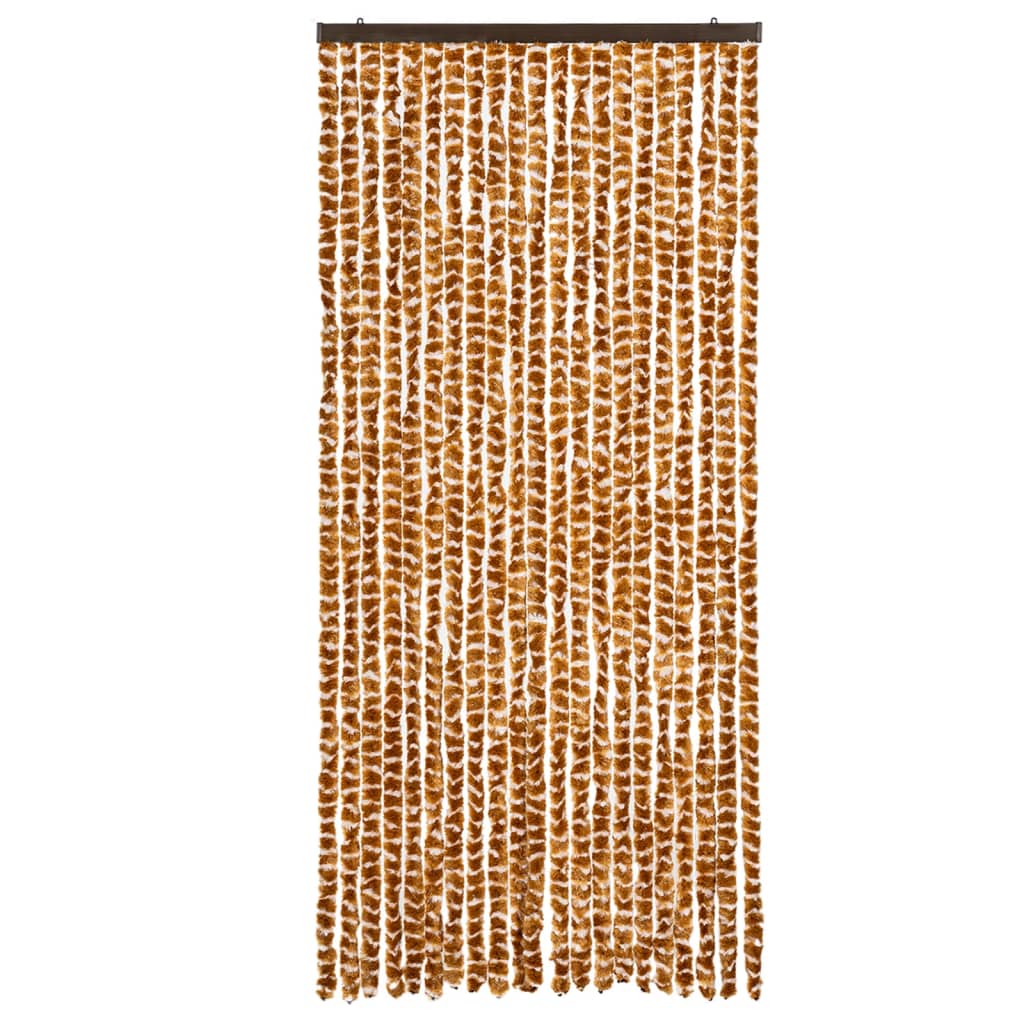 Tenda Antimosche Ocra e Bianca 90x200 cm in Ciniglia - homemem39
