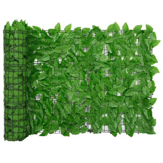 Schermo Privacy da Balcone con Foglie Verde 600x75 cm - homemem39