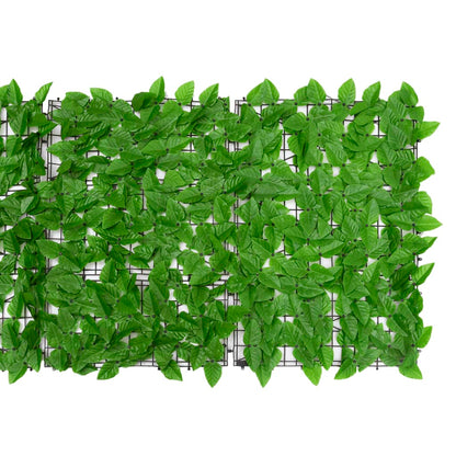 Schermo Privacy da Balcone con Foglie Verde 600x75 cm - homemem39