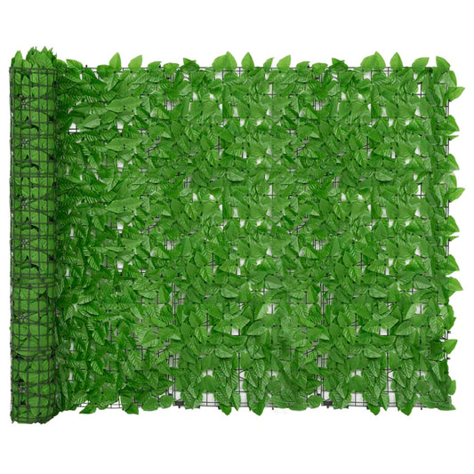 Schermo Privacy da Balcone con Foglie Verde 300x150 cm | homemem39