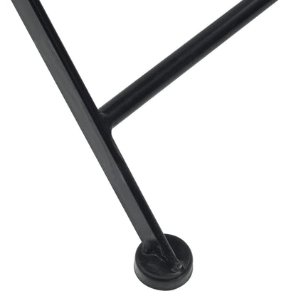 Sedie da Bistrò Pieghevoli 2 pz Nero e Bianco in Ceramica - homemem39