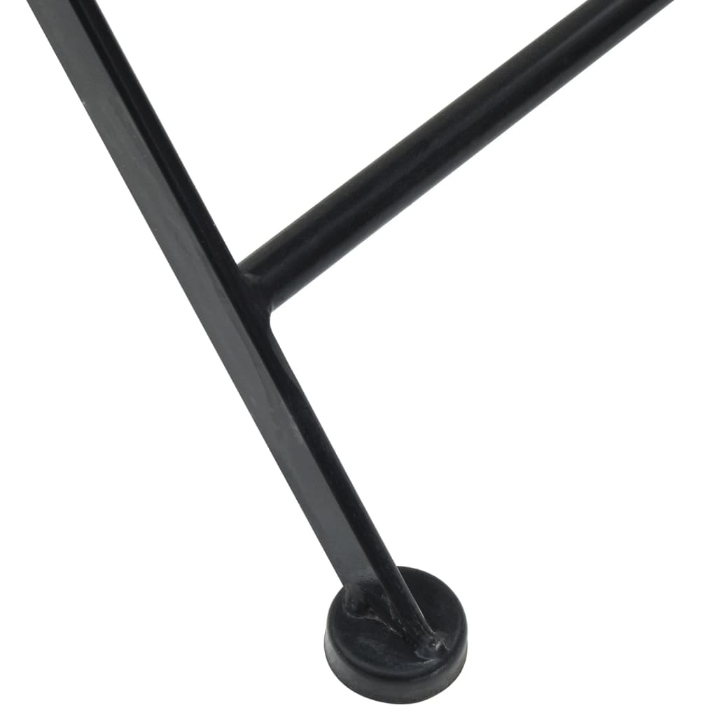 Sedie da Bistrò Pieghevoli 2 pz Terracotta e Bianco in Ceramica - homemem39