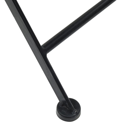 Sedie da Bistrò Pieghevoli 2 pz Terracotta e Bianco in Ceramica - homemem39