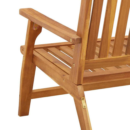 Set da pranzo per esterni Marrone Legno di Acacia Massello - homemem39