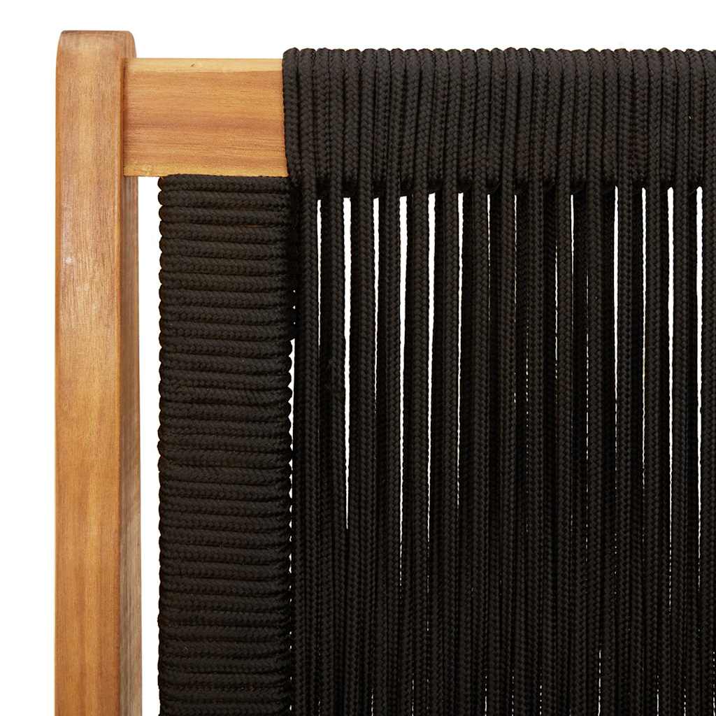 Arredamento da Giardino 2 pcs Nero 78 x 67 x 73cm