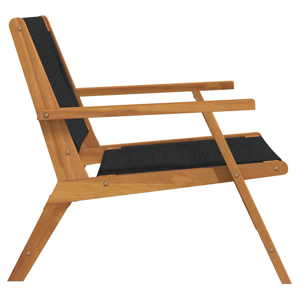 Arredamento da Giardino 2 pcs Nero 78 x 67 x 73cm