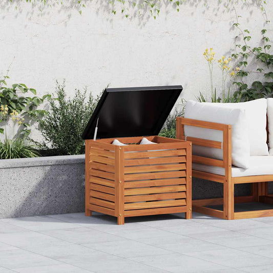 Contenitore da Giardino 60x50x55 cm Legno Massello di Eucalipto