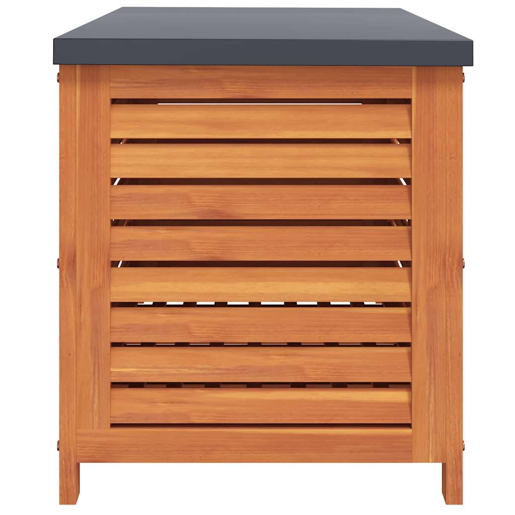 Contenitore da Giardino 90x48x55 cm Legno Massello di Eucalipto - homemem39