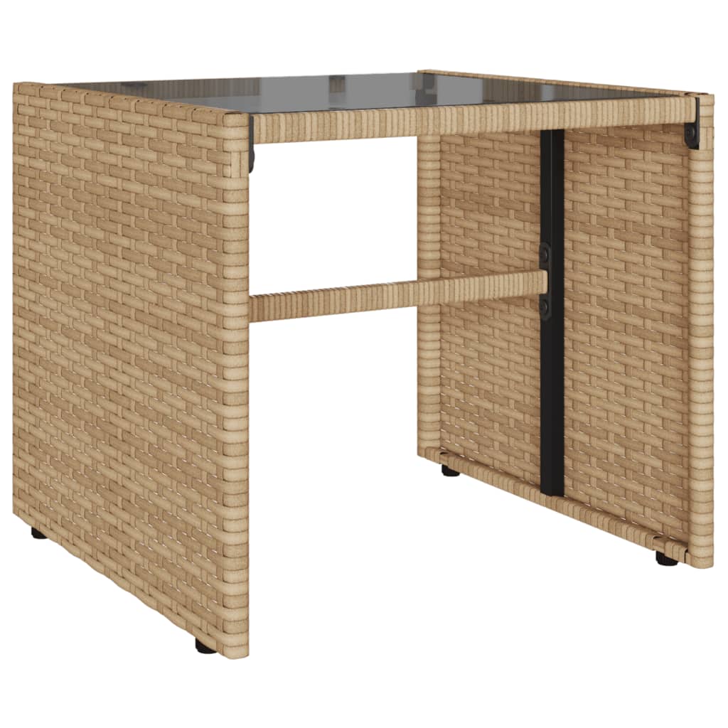 Set Divano da Giardino 4 pz con Cuscini Beige in Polyrattan | homemem39