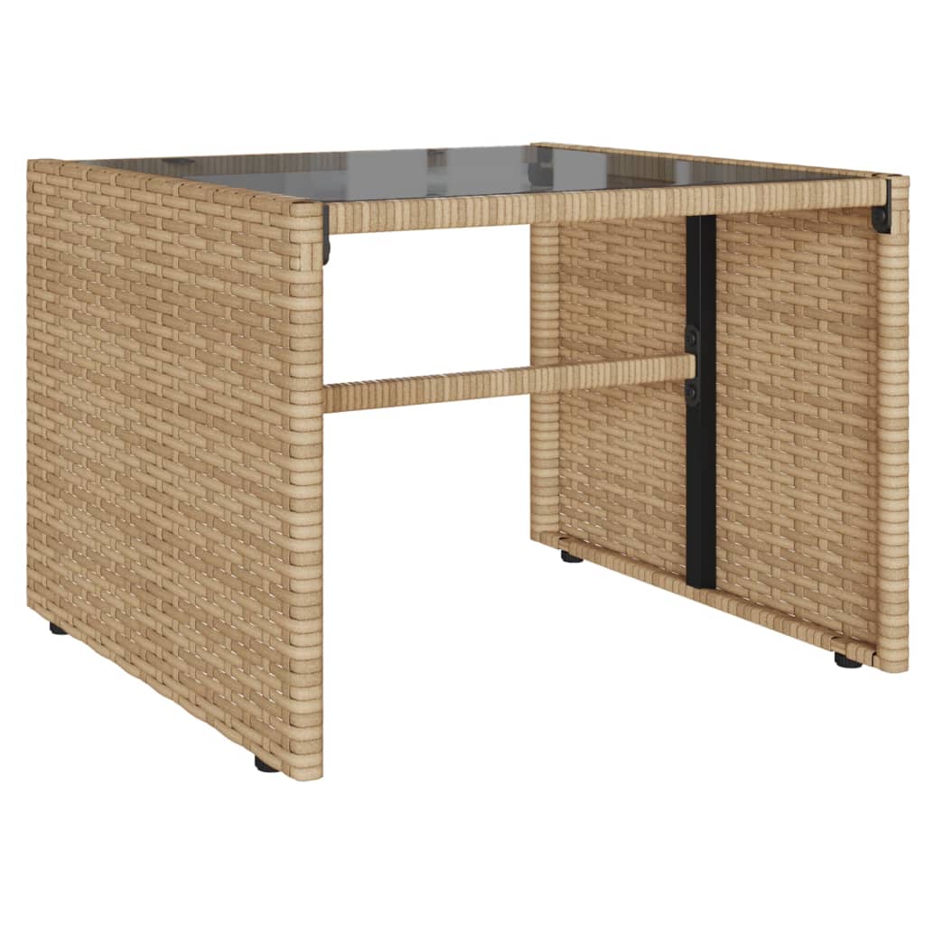 Set Divano da Giardino 4 pz con Cuscini Beige in Polyrattan | homemem39