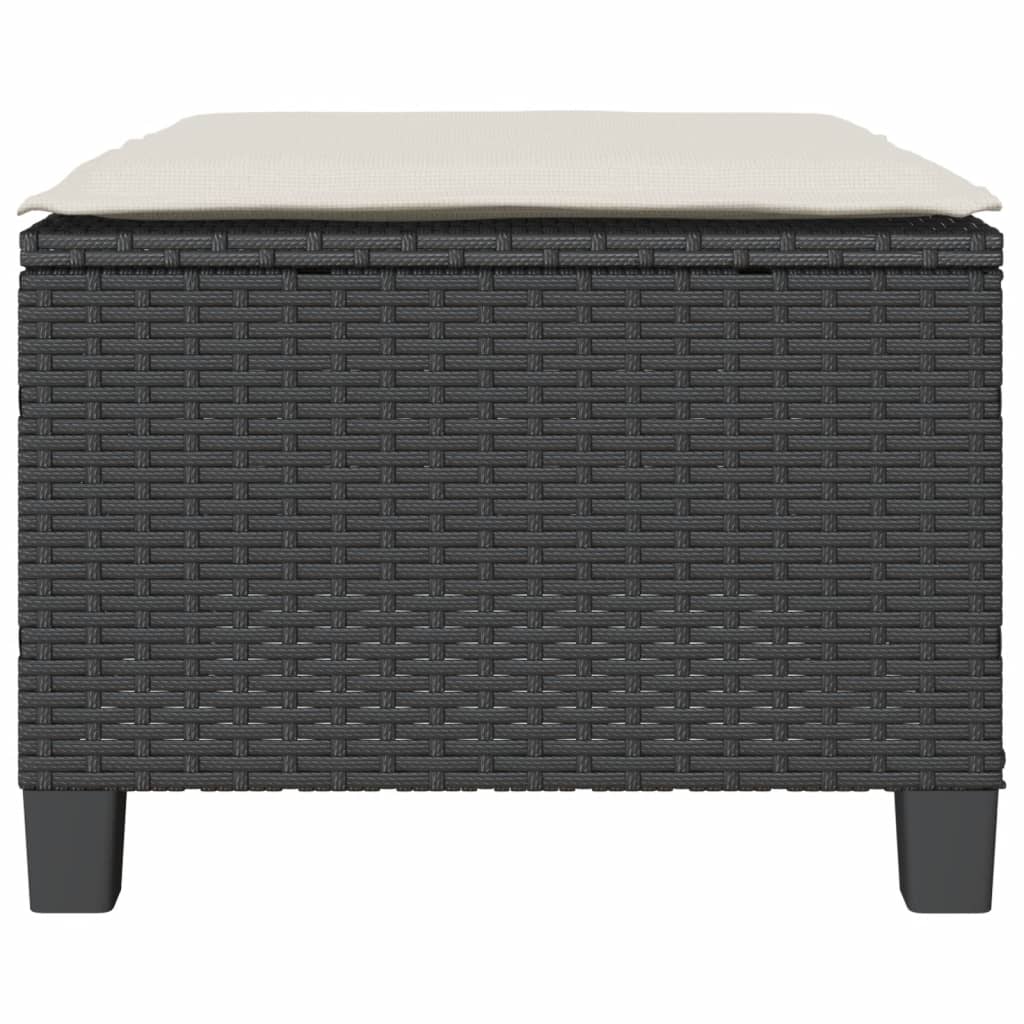 Set da Bistrò 3 pz con Cuscini Nero in Polyrattan | homemem39