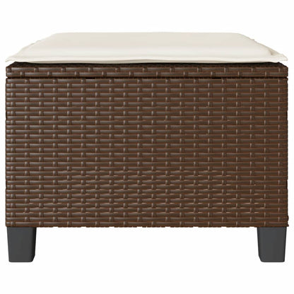 Set Bistrò 3 pz con Cuscini Marrone in Polyrattan | homemem39