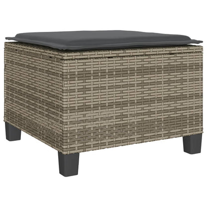 Set da Bistrò 3 pz con Cuscini Grigio in Polyrattan | homemem39