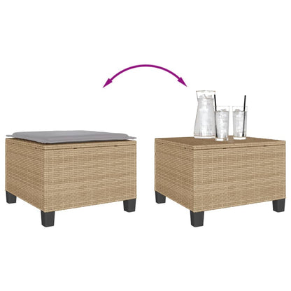 Set da Bistrò 3 pz con Cuscini Beige in Polyrattan | homemem39