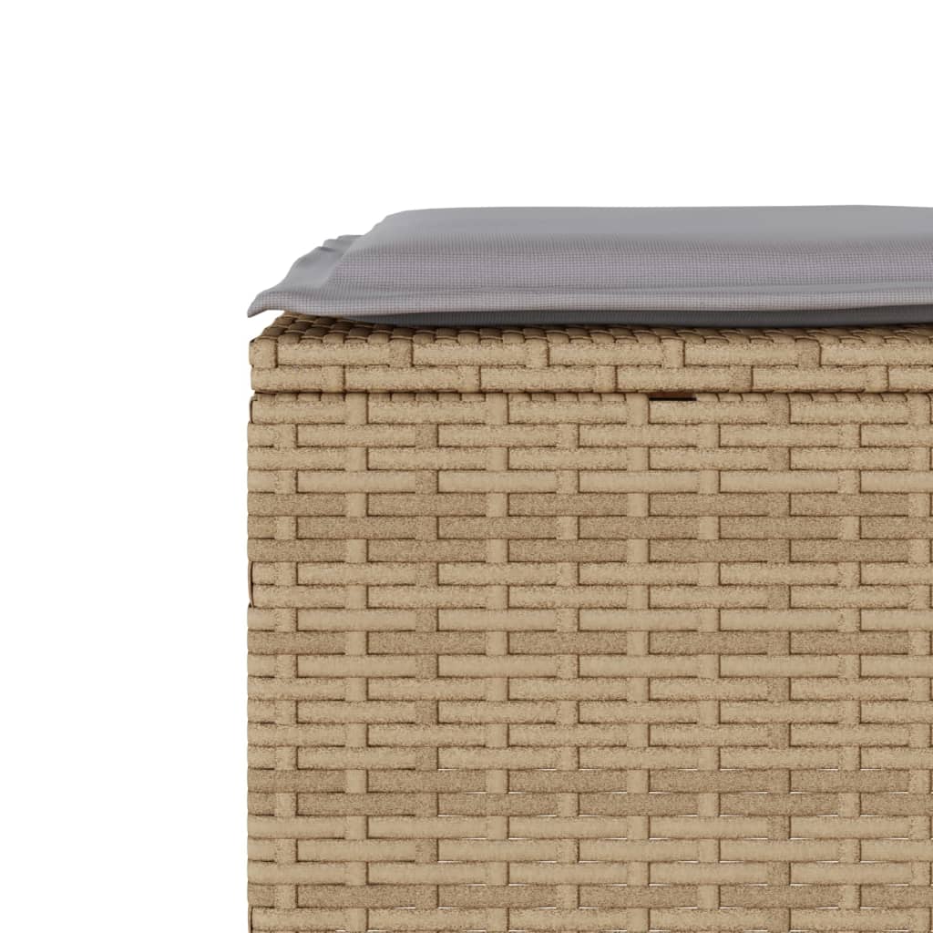 Set da Bistrò 3 pz con Cuscini Beige in Polyrattan | homemem39