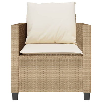 Set da Bistrò 3 pz con Cuscini Beige in Polyrattan - homemem39