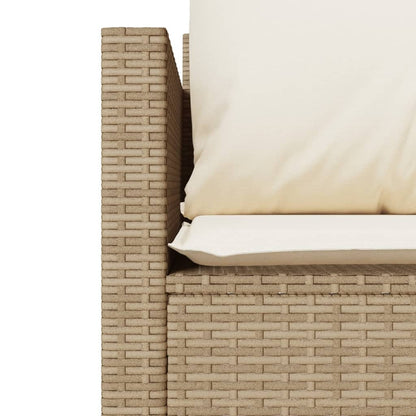 Set da Bistrò 3 pz con Cuscini Beige in Polyrattan - homemem39