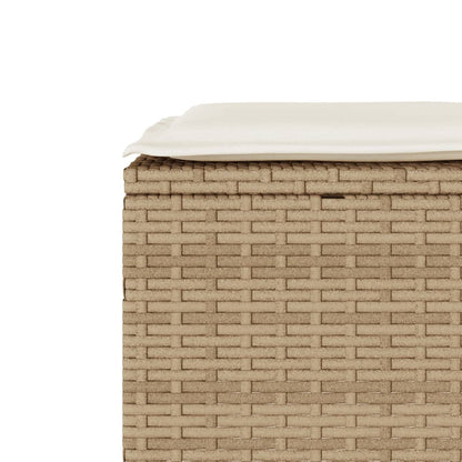 Set da Bistrò 3 pz con Cuscini Beige in Polyrattan - homemem39