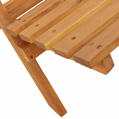 Sedie Giardino 2 pz Beige Legno Massello Acacia e Polipropilene | homemem39