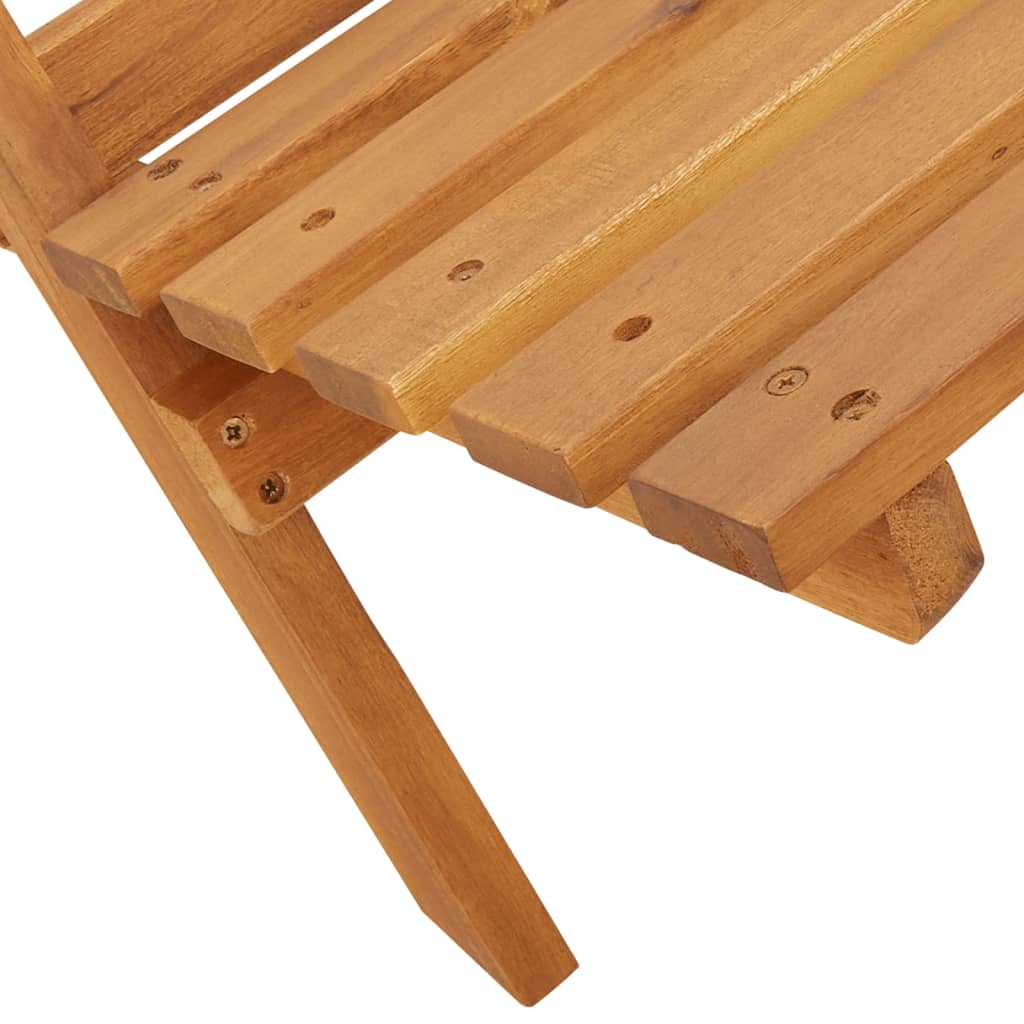 Sedie Giardino 2pz Bianco Crema Legno Massello Acacia e Tessuto | homemem39