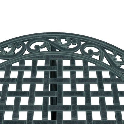 Tavolo da Giardino Verde Ø90x75 cm in Alluminio Pressofuso | homemem39