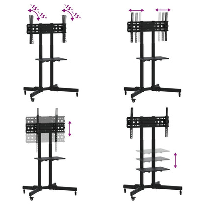 Supporto TV su Ruote Schermo 32"-70" Max VESA 600x400 mm 50kg - homemem39