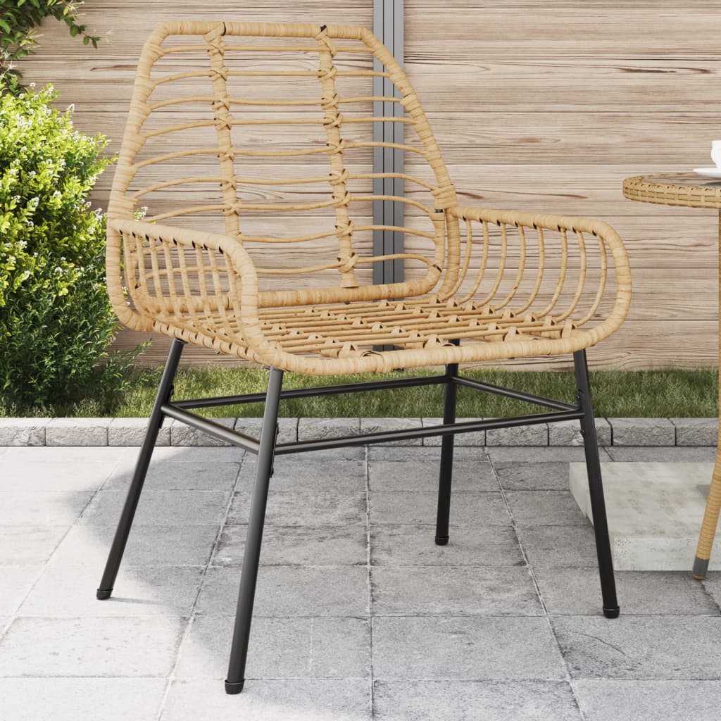 Sedie da Giardino 2 pz Marroni in Polyrattan | homemem39