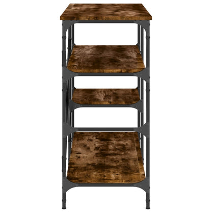 Mobile da Cucina Rovere Fumo 90x40x84 cm Multistrato e Metallo - homemem39