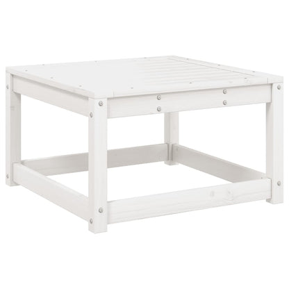 Set Salotto da Giardino 4 pz Bianco in Legno Massello di Pino - homemem39