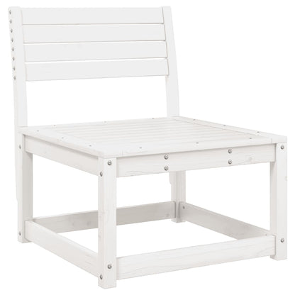 Set Salotto da Giardino 8 pz in Legno Massello di Pino Bianco - homemem39