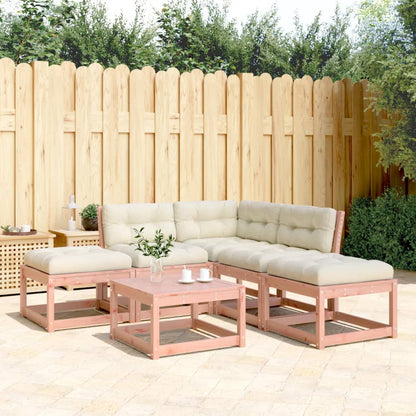 Set Divani Giardino 5 pz con Cuscini Legno Massello di Douglas - homemem39