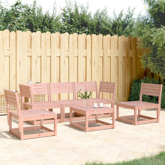 Set Divani da Giardino 5 pz in Legno Massello di Douglas - homemem39