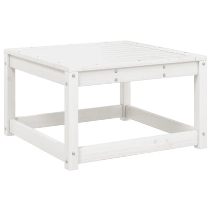 Set Divani da Giardino 3 pz Bianco in Legno Massello di Pino - homemem39