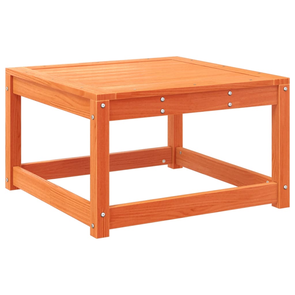 Set Divani da Giardino 3 pz Marrone Cera Legno Massello Pino | homemem39