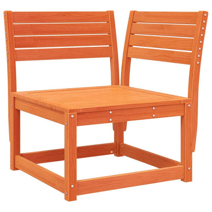 Set Divani da Giardino 6 pz Marrone Cera Legno Massello Pino | homemem39