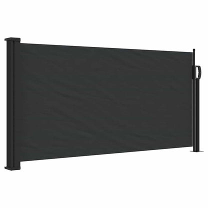 Tenda da Sole Laterale Retrattile Nera 100x300 cm | homemem39