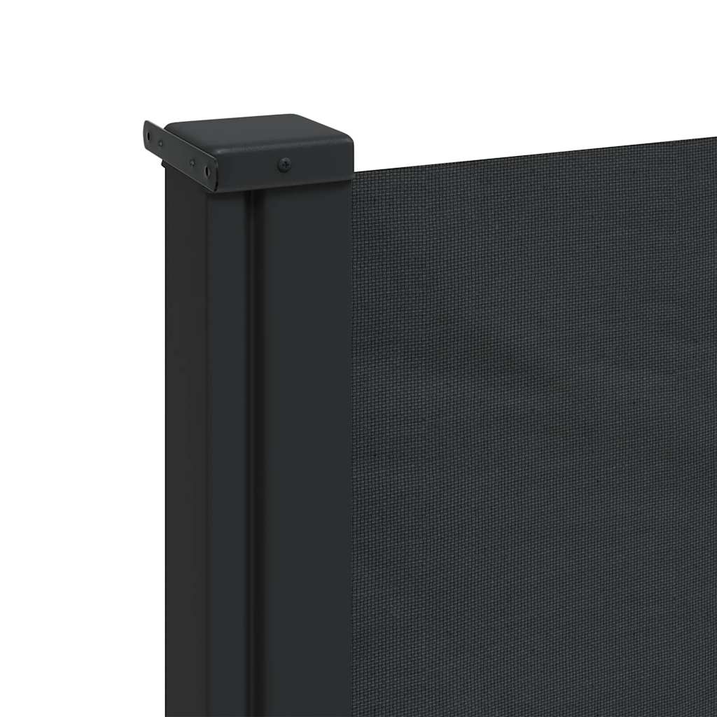 Tenda da Sole Laterale Retrattile Nera 100x300 cm | homemem39