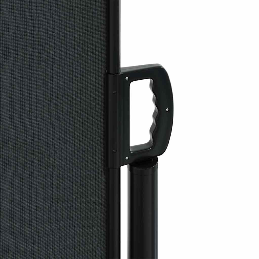 Tenda da Sole Laterale Retrattile Nera 100x300 cm | homemem39