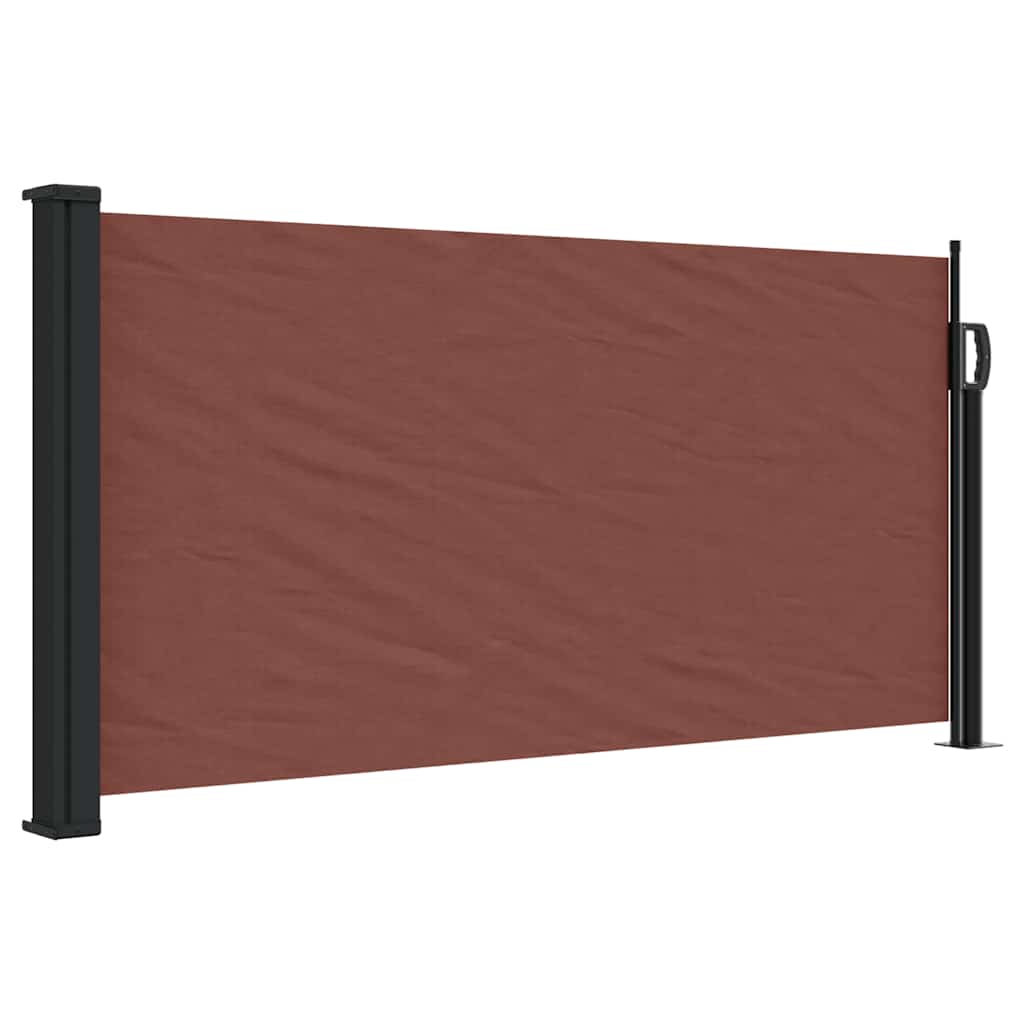 Tenda da Sole Laterale Retrattile Marrone 100x300 cm | homemem39