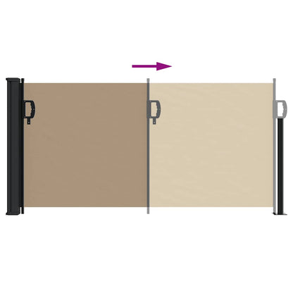 Tenda da Sole Laterale Retrattile Tortora 100x300 cm | homemem39