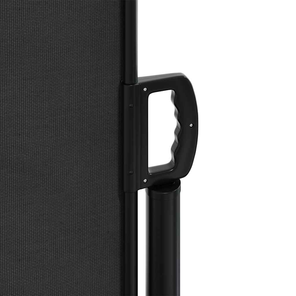 Tenda da Sole Laterale Retrattile Nera 117x300 cm | homemem39